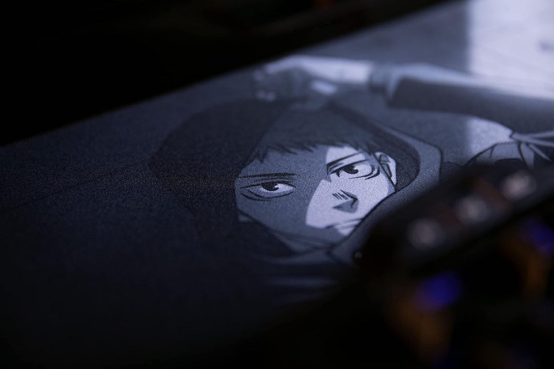Konix Jujutsu Kaisen Gaming-Mauspad XXL 90 x 46 cm - rutschfeste Unterseite aus Gummi - Motiv Yuji u