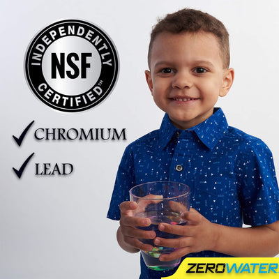 Zerowater 5-Stufiger Wasserfilter Ersatz, Wasseraufbereiter Trinkwasser - NSF-Zertifiziert zur Reduz