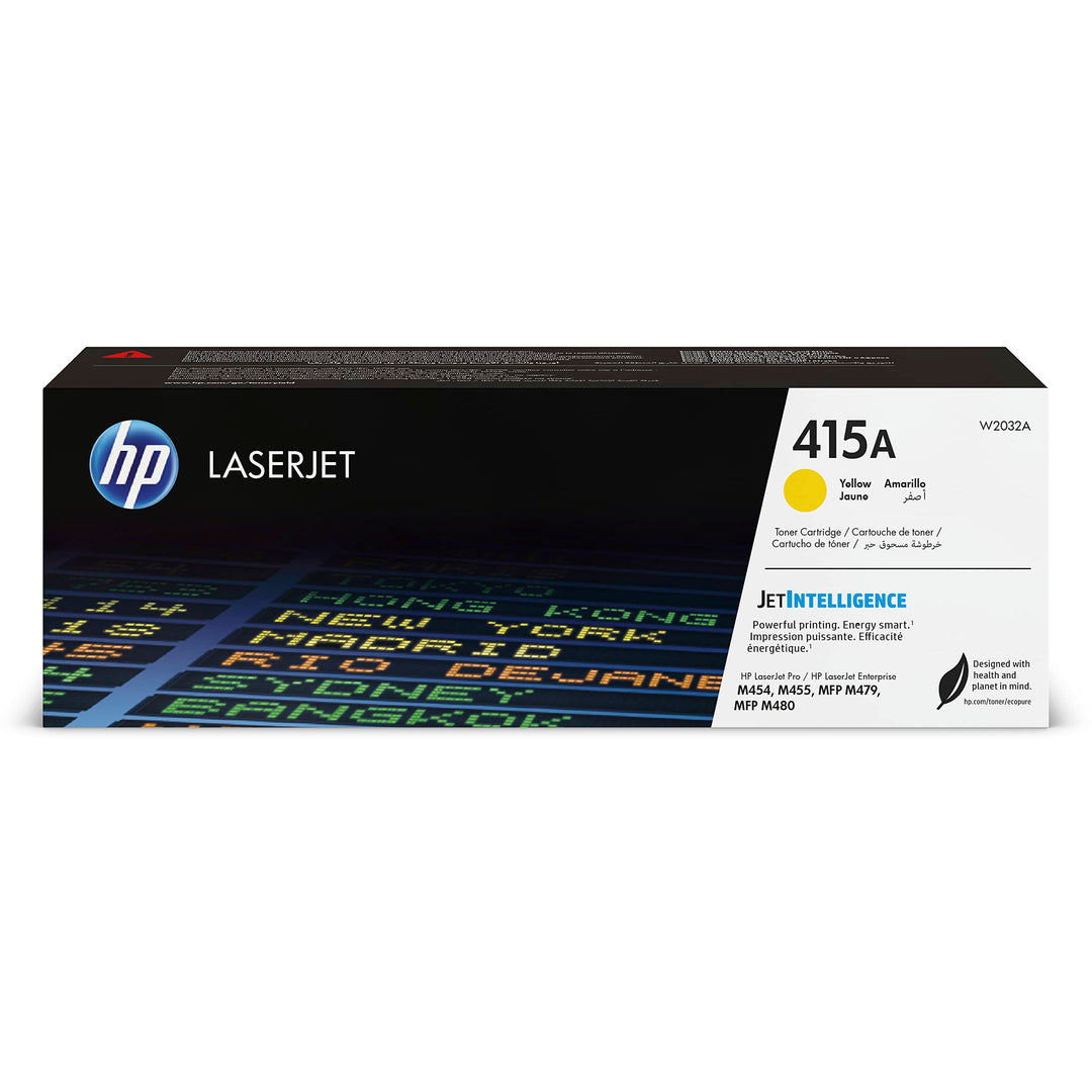HP 415A (W2032A) Original Toner Gelb für HP LaserJet Pro M454 Gelb Standard, Gelb Standard