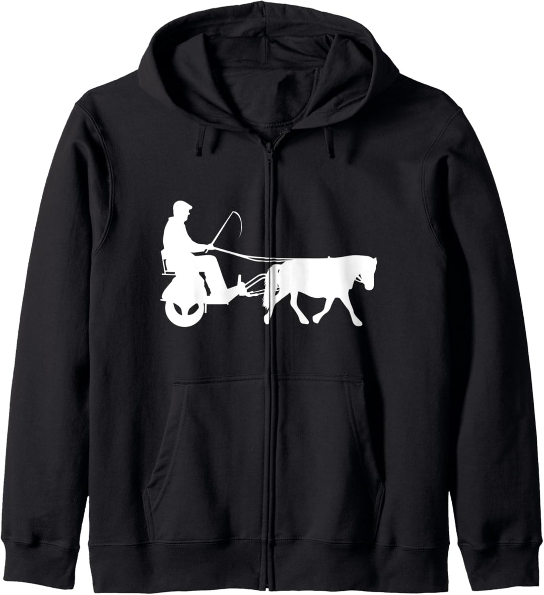 Pferdekutsche Kutsche Fahren Pony Pferde Fun Sport Fahrsport Kapuzenjacke