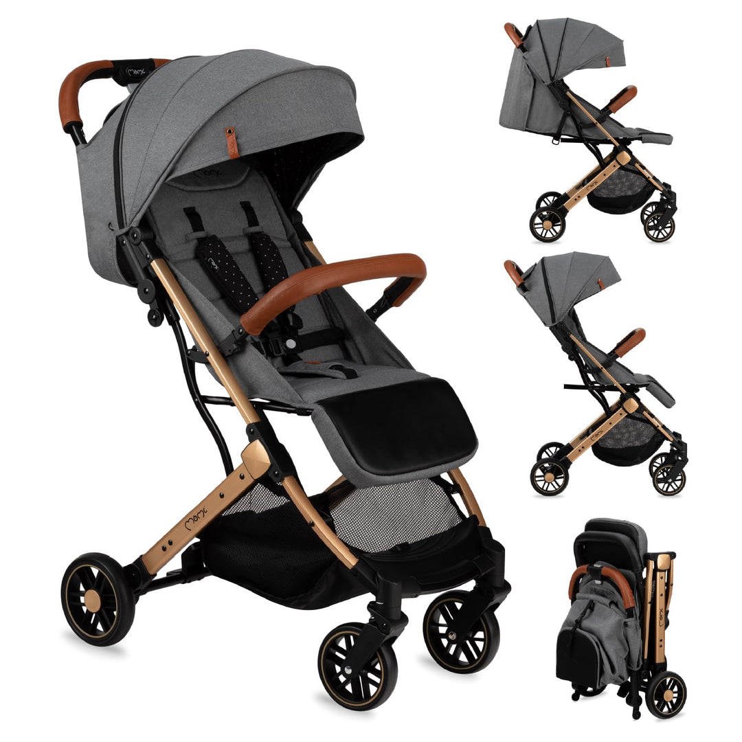 MOMI ESTELLE Kinderwagen für Kinder ab 6 Monat bis zu max körpergewicht von 15 kg, klappbar auf die