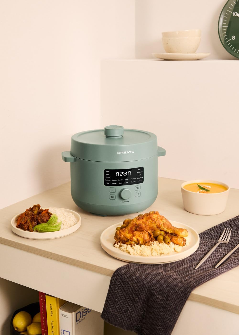 CREATE/PRESSURE COOKER STUDIO/Multifunktioneller programmierbarer elektrischer Schnellkochtopf 4L Sa