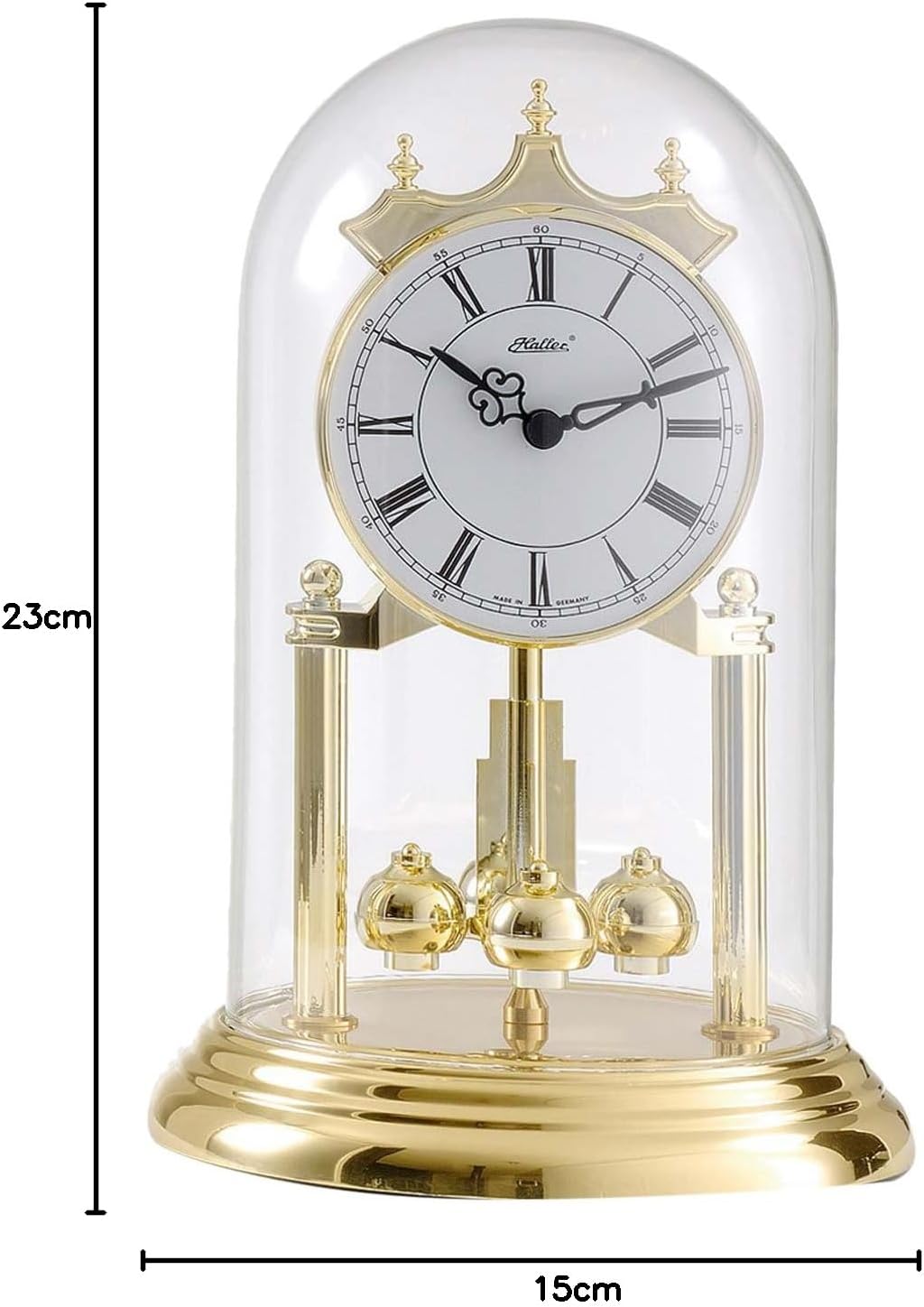 Haller 121-490 Drehpendeluhr Klassisch
