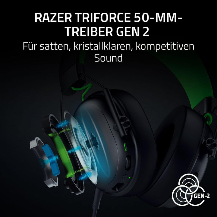 Razer BlackShark V3 X HyperSpeed for Xbox - Kabelloses E-Sport Headset - Ultra leicht 270 g - Trifor