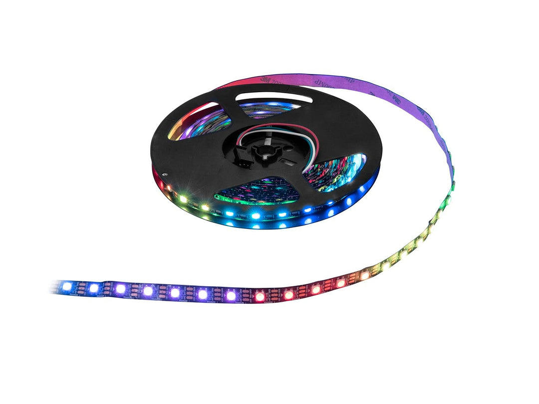 EUROLITE LED Pixel Strip 150 5m RGB 5V | Digitaler LED-Pixelstreifen mit RGB-LEDs für den Innenberei