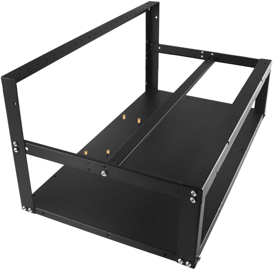 Mining Rig Frame Case 6 Gpu, Mining Rig Frame mit Antistatikstreifen, Open Air PC Case für ATX/Btx/F