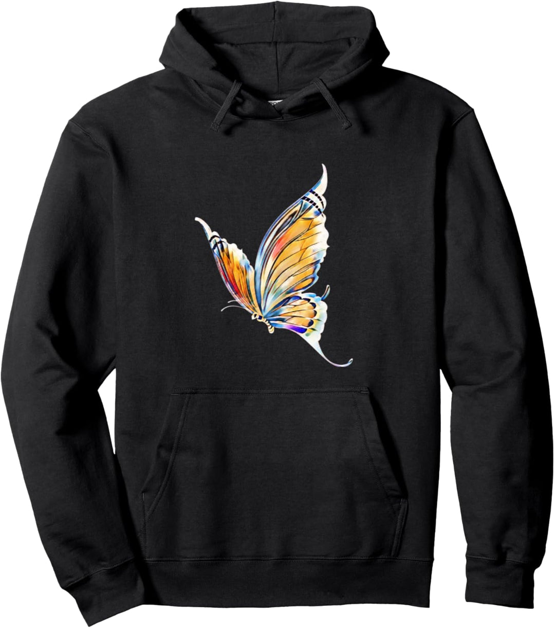 Schmetterling Falter Motiv bunte Insekten Schmetterlinge Pullover Hoodie