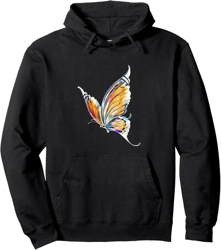 Schmetterling Falter Motiv bunte Insekten Schmetterlinge Pullover Hoodie
