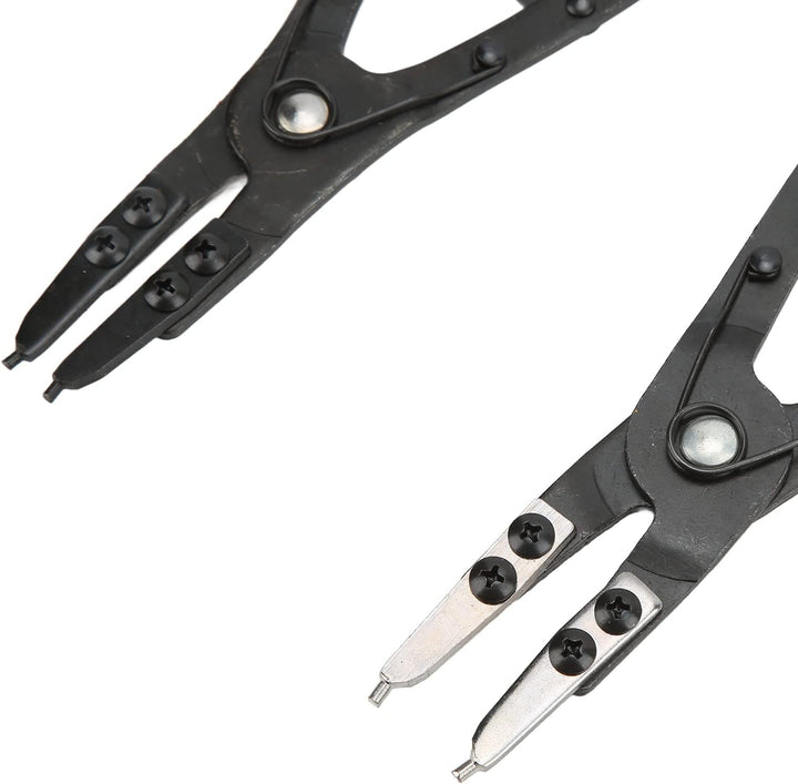 Seegeringzange Gross,Snap Ring Plier Set,Seegeringzange,Auto-Wartungswerkzeuge 2Pcs Heavy Duty Inter