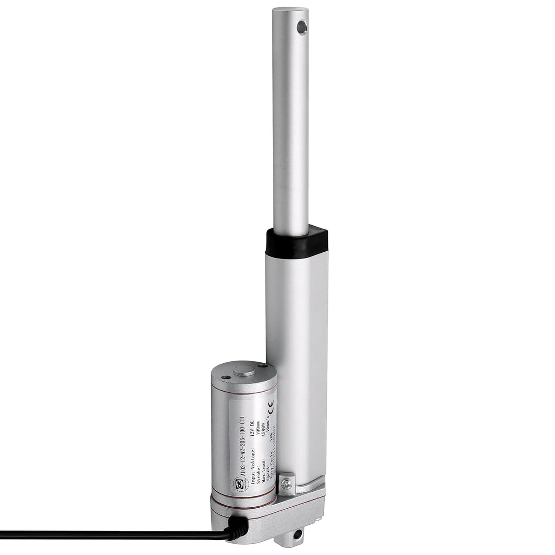 AUTTGINN 1500N 100mm Linearmotor, 12v DC Linear Actuator Motor Elektro Zylinder Schubstangenmotor fü
