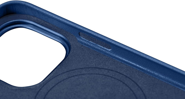 Mobiskin Hülle kompatibel mit Apple iPhone 14 PRO (6,1 Zoll), Handyhülle mit echtem Leder, Case, Sch