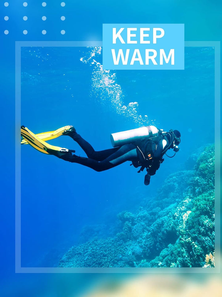 PROTAURI Neoprenanzug Damen 3MM Lang Neopren Reissverschluss Tauchanzug Warm Thermo Halten Ultra Str
