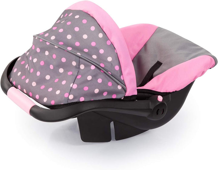 Bayer Design 67966AA Puppenautositz EasyGo, Puppensitz, Puppenzubehör, mit Gurt, Dach, verstellbarem