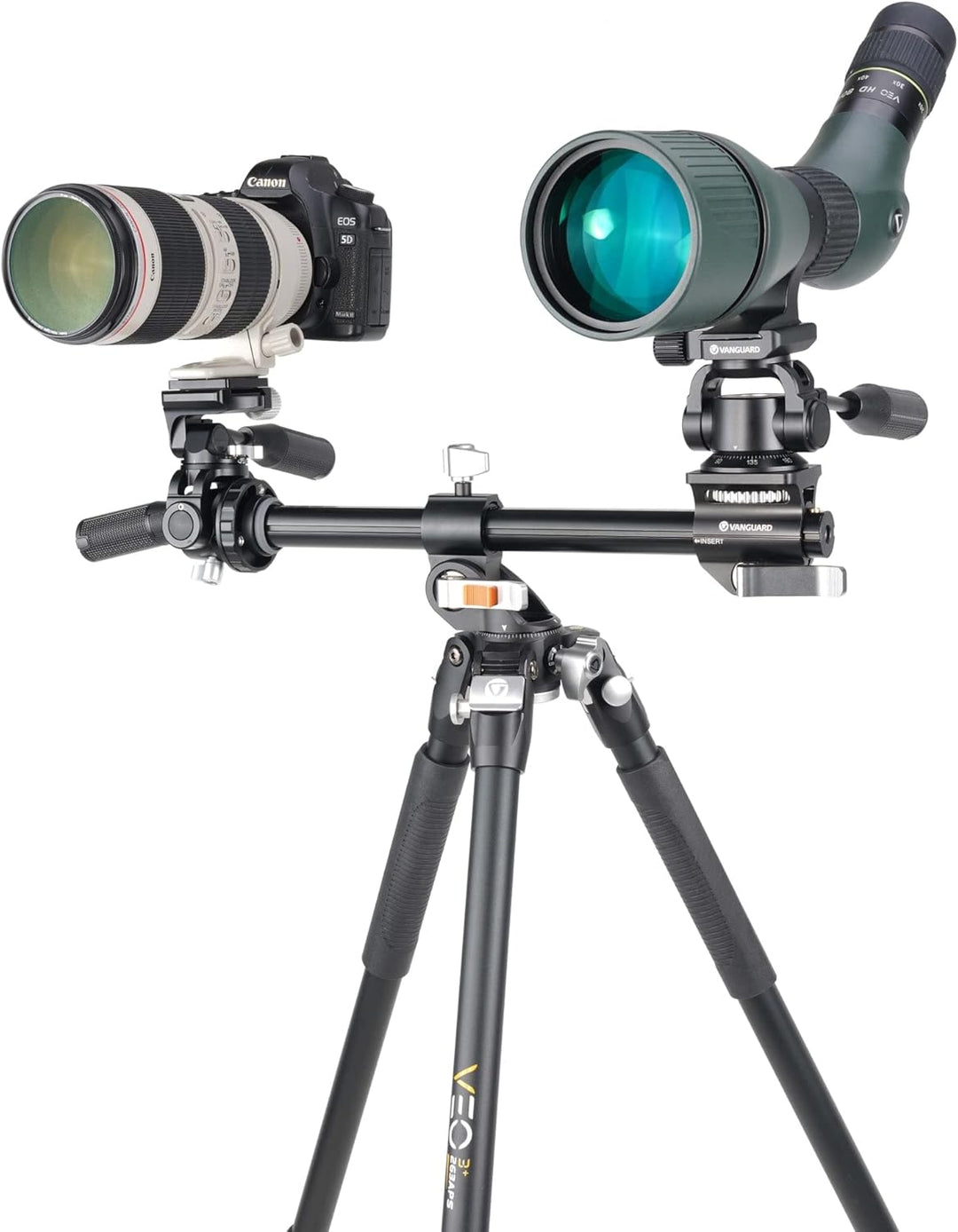 Vanguard Veo 3+ 263APS - Stativ mit 3-Wege-Stativkopf Aluminium 26mm 3 Wege, Aluminium 26mm 3 Wege