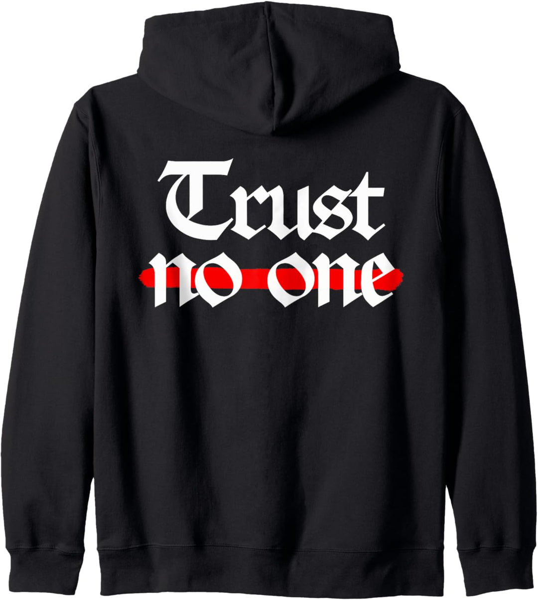 Trust no one Goth Boy Nobody Aesthetic Goth E-girl E-boy Kapuzenjacke