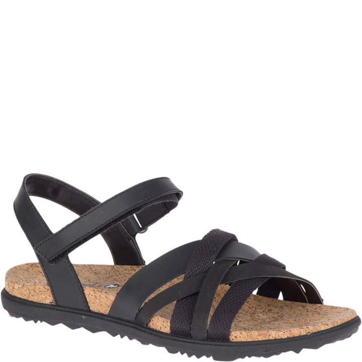 Merrell Damen Merrellsandals 43 EU Schwarz, 43 EU Schwarz