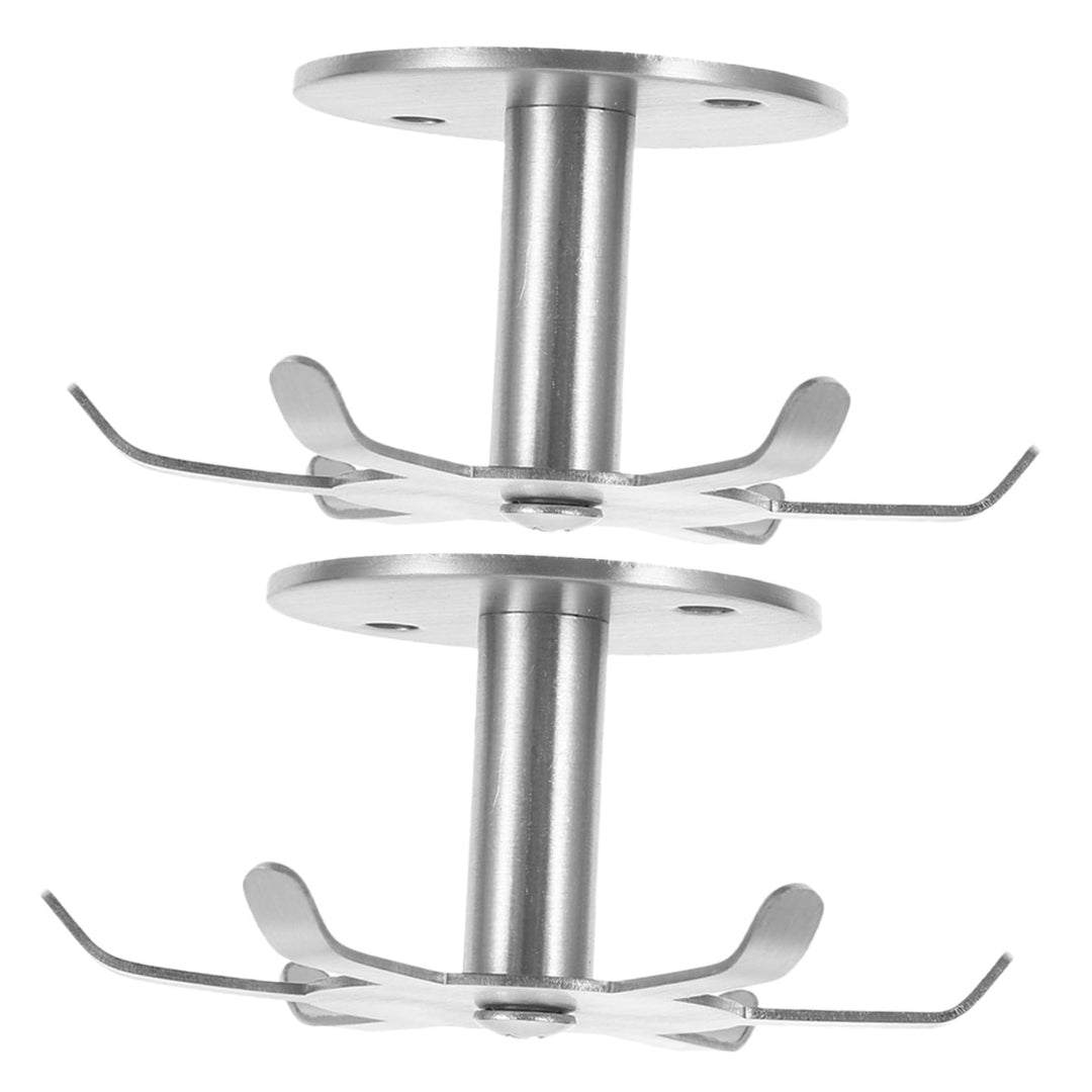 AOKWAWALIY 2 x Haken für Pfannen, Topf, Schöpflöffel, Haken, strapazierfähig, Kleiderständer, Küchen