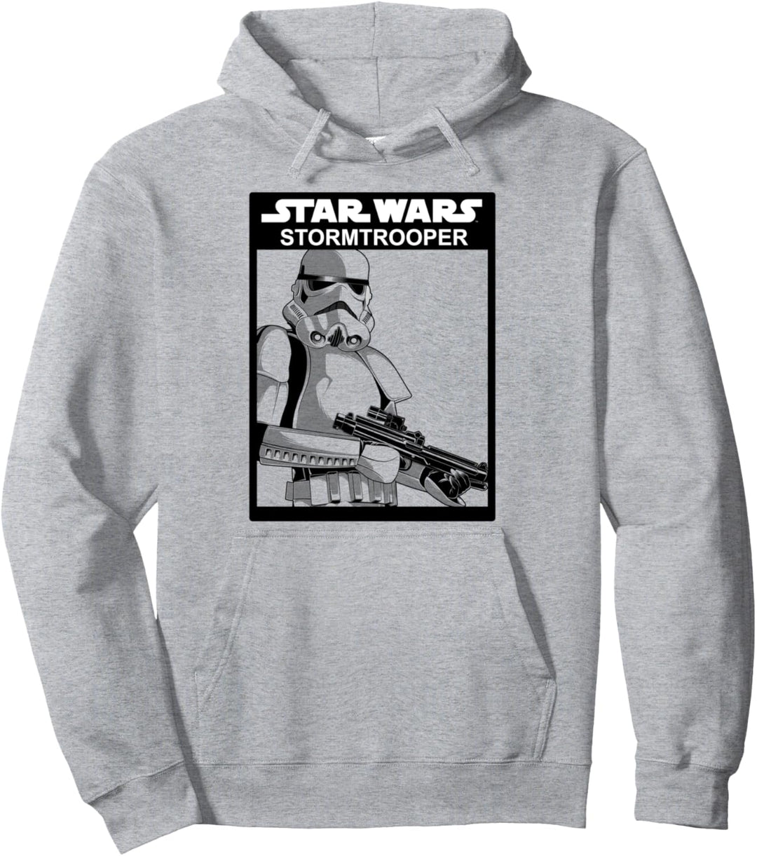Star Wars Trooper Outlined Portrait Pullover Hoodie