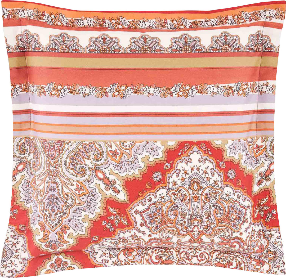 Bassetti Baumwollsatin-Kissenbezug einzeln MARECHIARO Farbe ROT R1 Grösse 40x40 40x40 Rot R1, 40x40