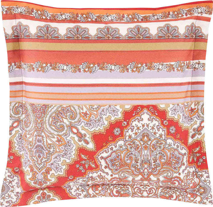 Bassetti Baumwollsatin-Kissenbezug einzeln MARECHIARO Farbe ROT R1 Grösse 40x40 40x40 Rot R1, 40x40