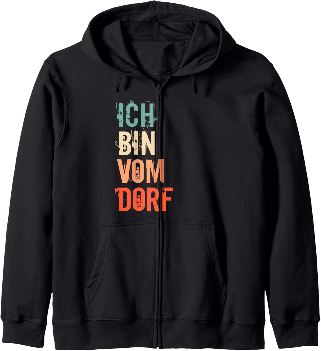 Dorf Landwirt Dorfmädchen Dorfmädel Ich bin vom Dorf Kapuzenjacke