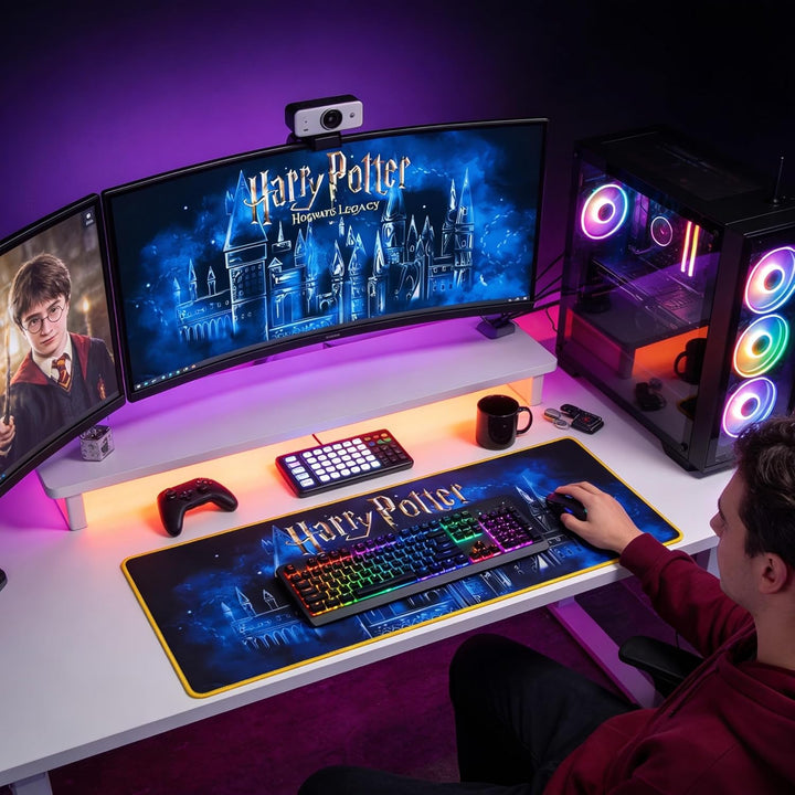 Harry Potter - XXL-Anti-Rutsch-Mauspad 90 mms x 40 mms - Offizielle Lizenz