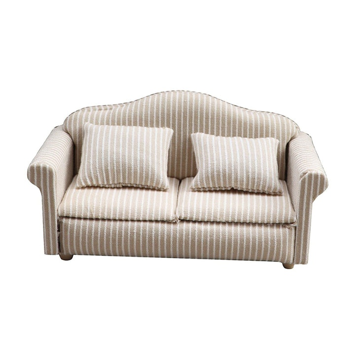 Puppenhaus Sofa, Miniatur Sessel, 1:12 Puppenhaus, Doppelsofa, Doppelsofa