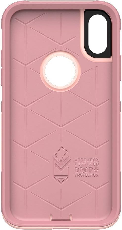 OtterBox Commuter Series Schutzhülle für iPhone Xr – Einzelhandelsverpackung – Ballettweg (Pink Salz