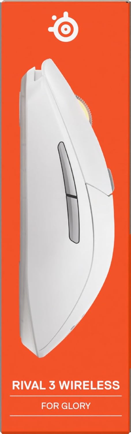 SteelSeries Rival 3 Wireless Gen 2 Gaming-Maus – 2,4GHz und Bluetooth – 18.000DPI TrueMove Air-Optik