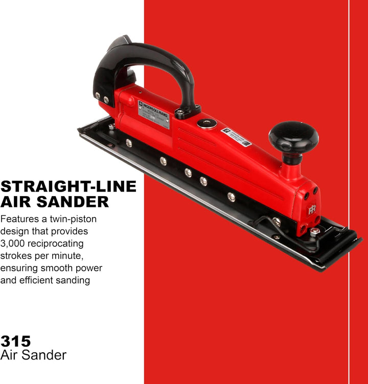 Ingersoll Rand 315 Geradliniger Luftschleifer, 7,0 cm x 44,5 cm Pad, 3.000 SPM