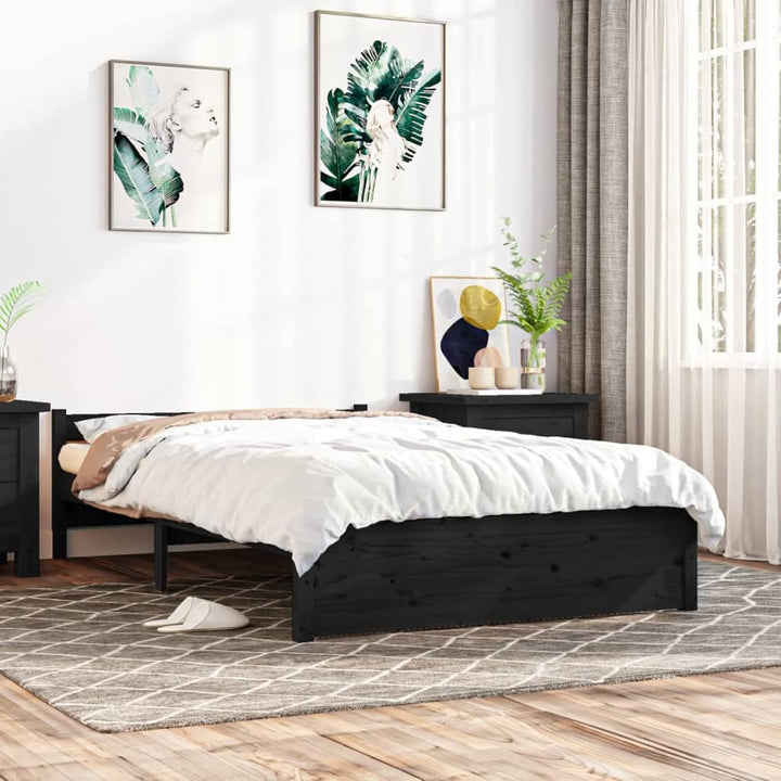 Tidyard Holzbett Massivholzbett Bettgestell Bettrahmen Einzelbett/Doppelbett Schlafzimmerbett Schlaf