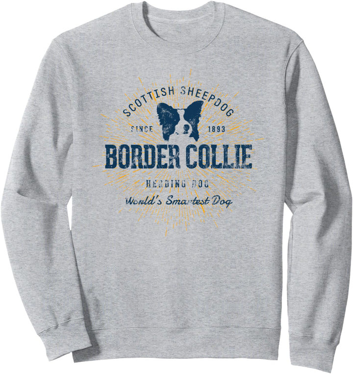 Retro Vintage Border Collie Sweatshirt