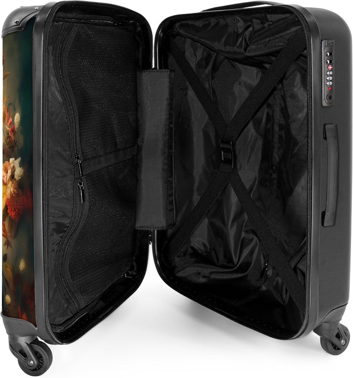 Koffer Mittelgross 67x43x25 cm Hartschalenkoffer L Trolley Rollkoffer 4 Rollen Leicht Hartschale Mit