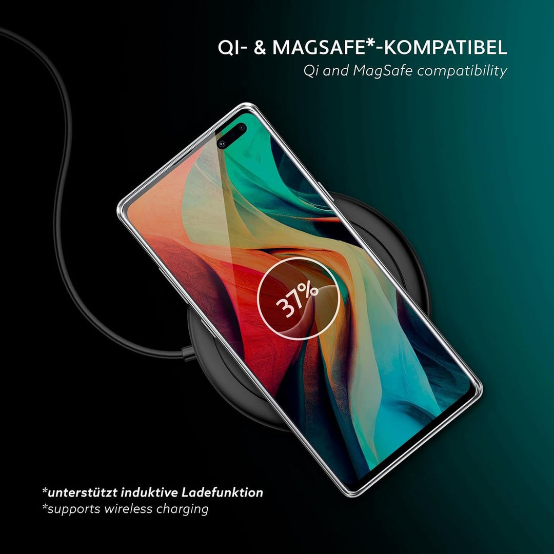 moex Aero Case für Samsung Galaxy S10 5G Hülle Durchsichtig, Silikon Handyhülle Transparent, Clear C