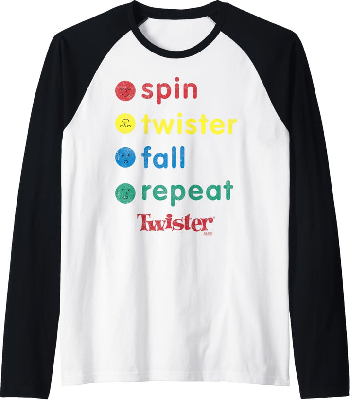 Twister Spin Twister Fall Repeat Raglan