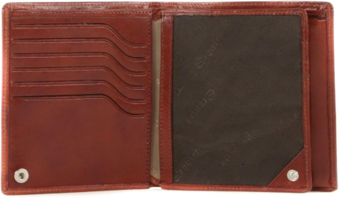 Esquire Toscana Geldbörse III Leder 11 cm Braun, Braun