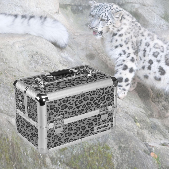 anndora Beauty Case Kosmetikkoffer - Stilvoller Schmuckkoffer, Schminkkoffer mit robustem Aluminiumr