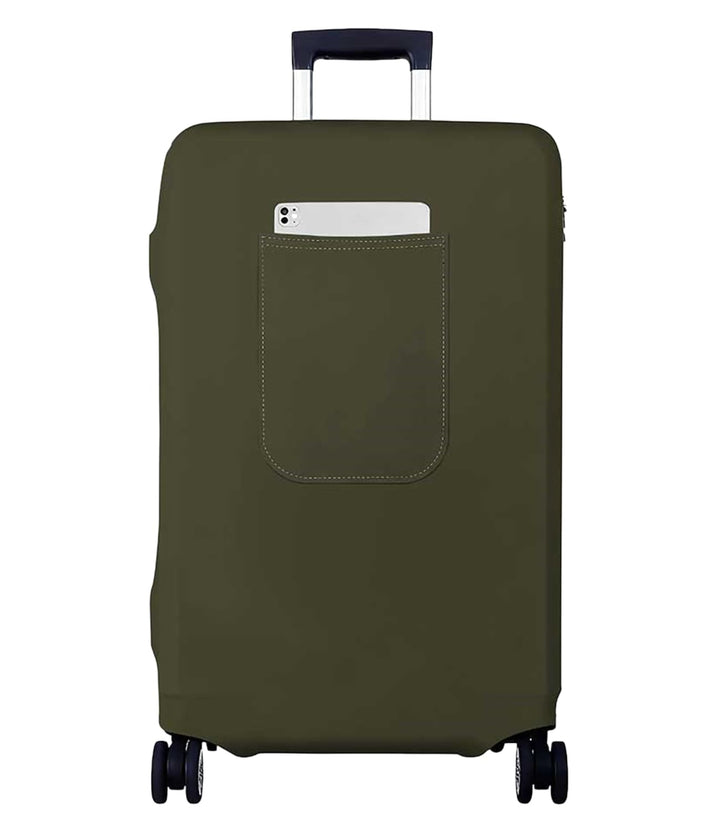 Morbuy Elastisch Kofferschutzhülle, Gross Kofferhülle Grün mit Reissverschluss, Suitcase Luggage Cov