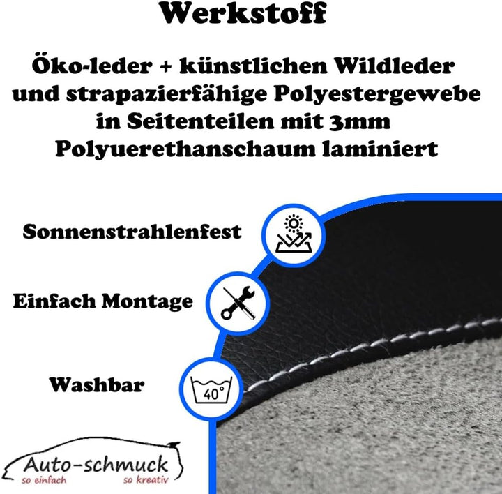 UP ! Sitzbezüge nach Mass Autoplanen perfekte Passform Schonbezüge Sitzschoner Velour + Strickpolste