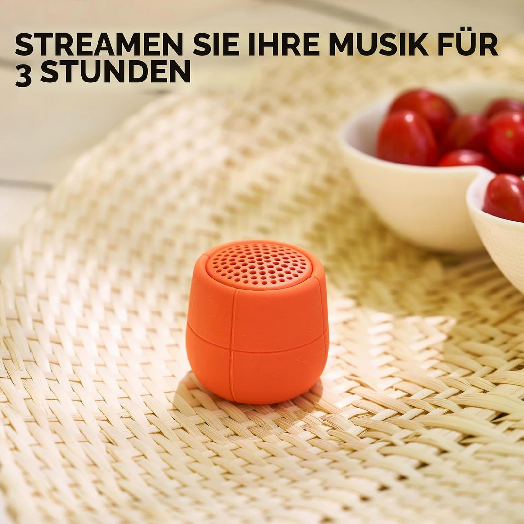 Lexon MINO X - Floatable Water Resistant IPX7 Portable Bluetooth Speaker - 3W - Soft Pink, Soft Pink