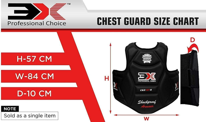 3X Professional Choice körperschutz Kampfsport Box-Brustschutz, Rippenschild, Rüstung, Taekwondo-Kör