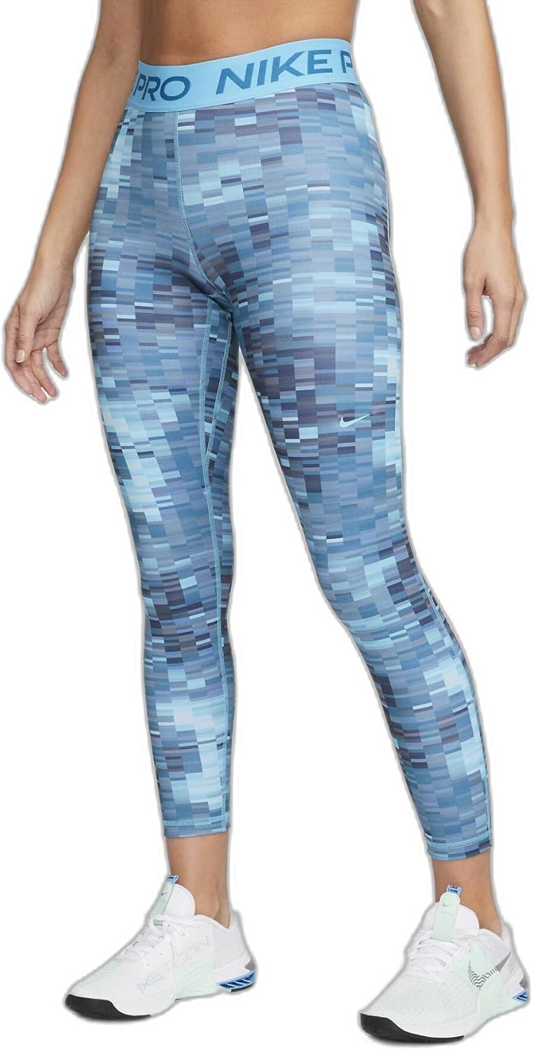 Nike One Mid Rise 7/8 Leggings Tights XS Baltic Blue, XS Baltic Blue