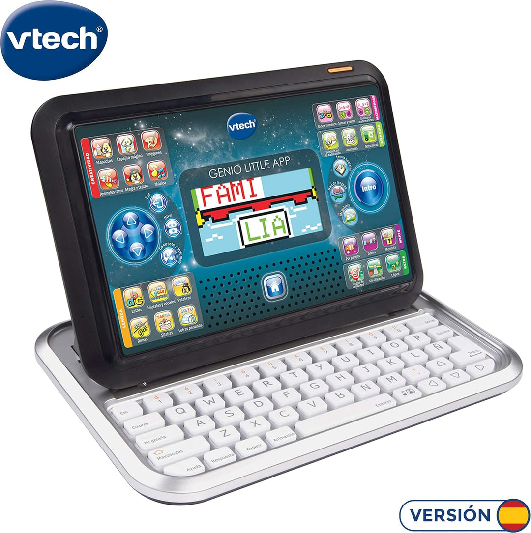 Vtech Little App – Genie, Bildungs-Tablet für Kinder, (3480 – 155557) bunt Mehrfarbig, Mehrfarbig