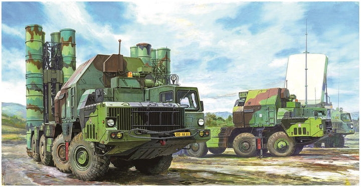 Trumpeter 001038 1/35 48N6E auf 5P85S Tel-S-300PMU SA10 Grumble, verschieden