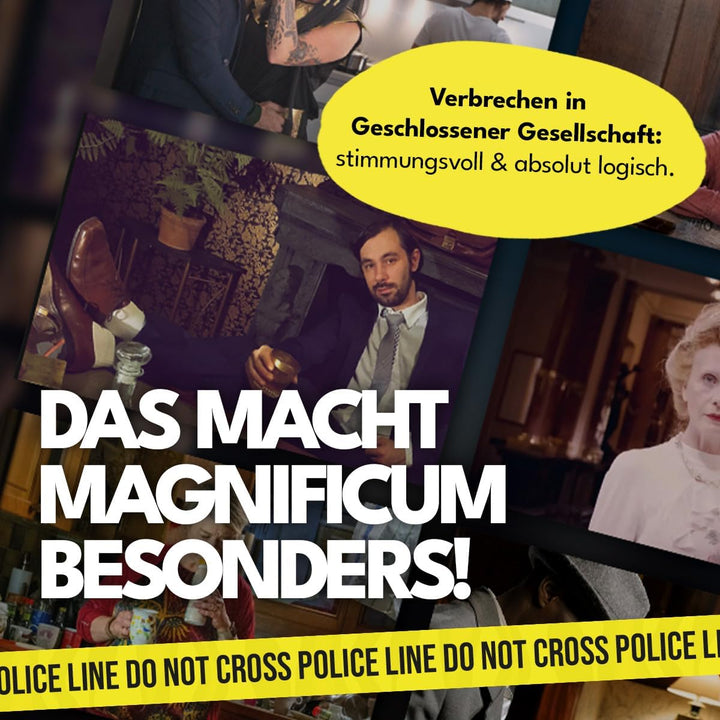 MAGNIFICUM Mordfall lösen: Die Firmenfeier - Krimispiel für Erwachsene | Machtspiele & Intrigen im K