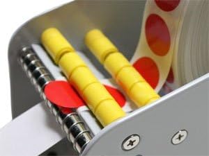 TE-Office Stahl Etikettenspender Etiketten Abroller Haftetiketten Tischgerät Wandgerät manuell 163mm