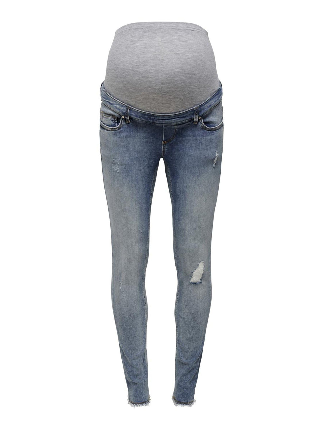ONLY Damen Olmblush Mid Sk ANK Raw DNM Jeanshose XS / 32L Medium Blue Denim, XS / 32L Medium Blue De
