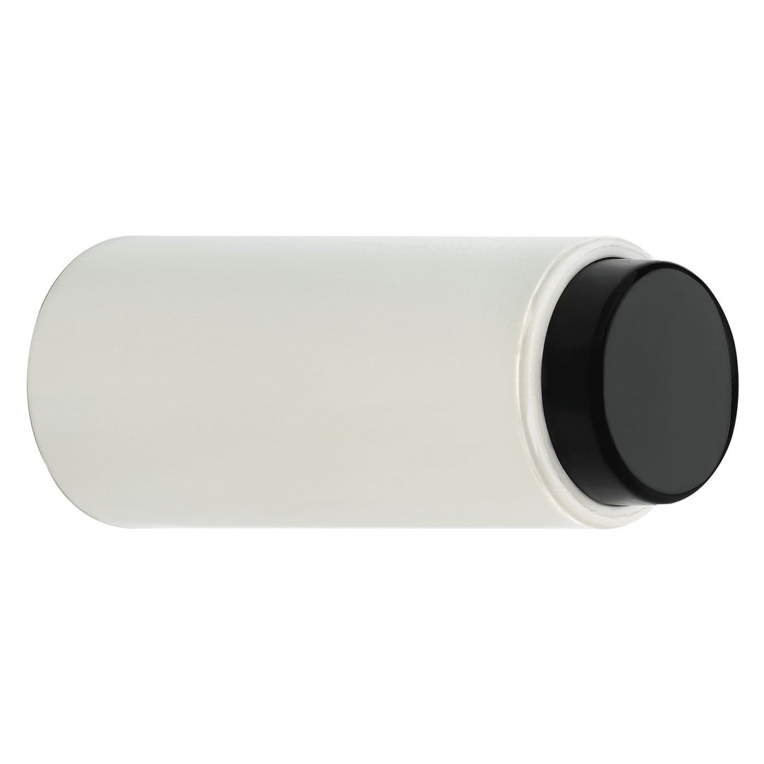 HEWI 4014884331125 Türpuffer 611, 90 mm, ø 40 mm, Wandmontage, Nylon reinweiss