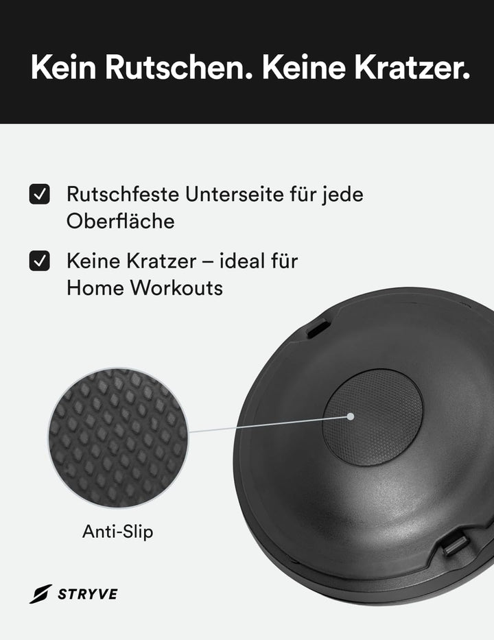 STRYVE Liegestützgriffe rotierend - 2er Set Push up Bars - 2 Aufsätze mit Schwierigkeitsgrad 1, 2 -