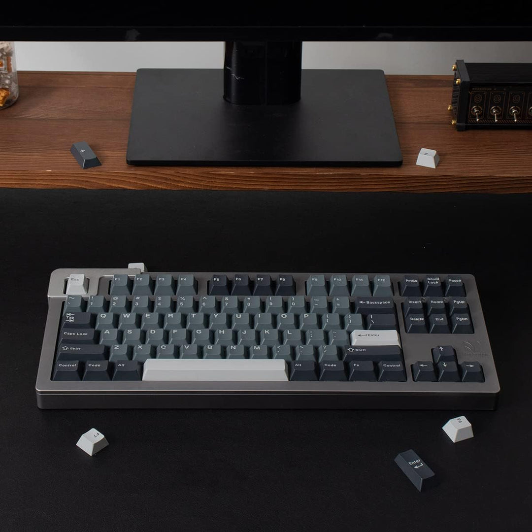 173 Tasten Doubleshot Keycaps Cherry Profile Apollo Keycaps Set für 61/64/87/104/108 Cherry Mx Switc
